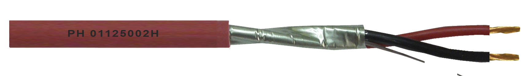 2 x 2,5 apantallado aluminio (AS) (FRLSLH)  - Rojo