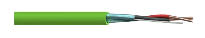 BUS KNX/EIB 1 x 2 x 0,80  750V Cubierta PVC, Verde