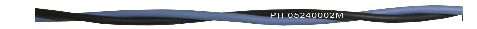 Trenzado sin funda 2 x 4 (LH) Azul/Negro, Rollo de 100 mt