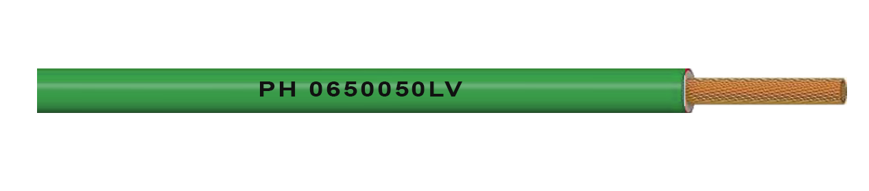 Unipolar 0,50 mm flexible H05Z1-K (LH ) - Verde