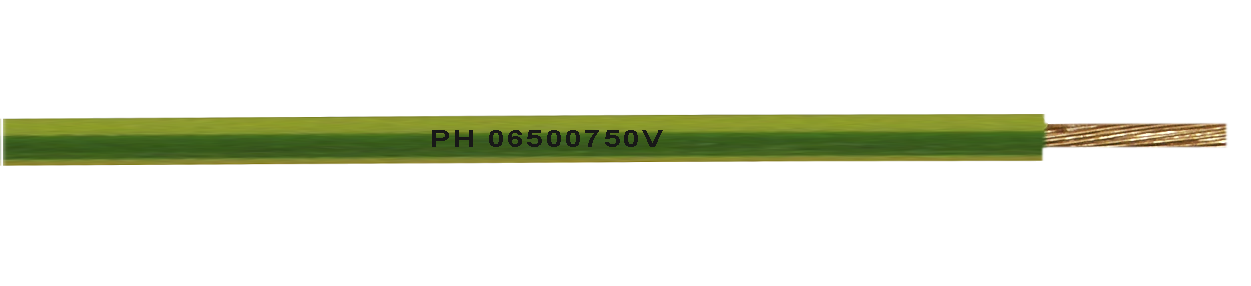 Unipolar 0,75 mm flexible H05V-K (PVC) - Am/Ve