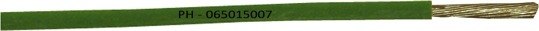 Unipolar 1,5 mm flexible H07V-K (PVC) - Verde