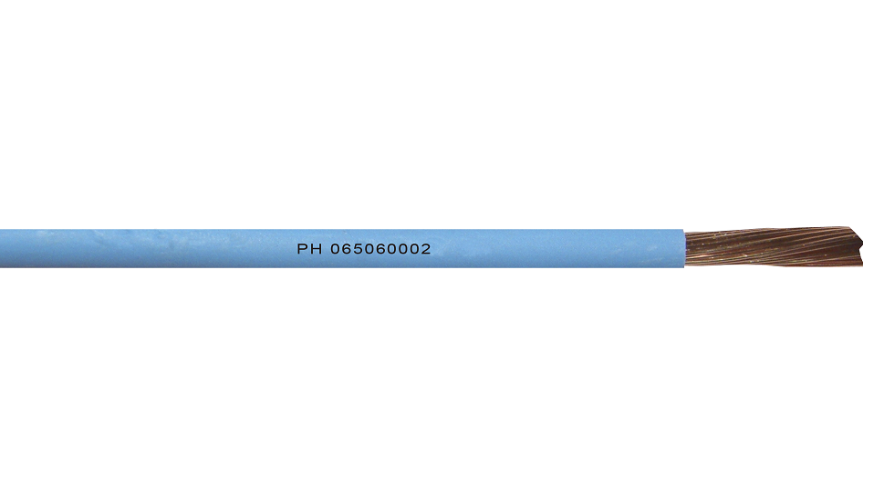 Unipolar 6 mm flexible (PVC) - Azul