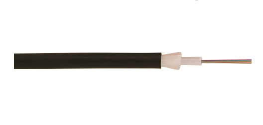 16 Fibras opticas 62,5/125 OM1, Protección dielectríca, cubierta Polietileno negro, Corte a medida  