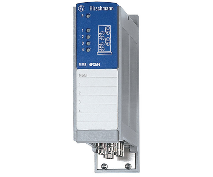 Media module for MICE Switches (MS...), 100BASE-FX 100BASE-FX multi-mode F/O Hirschmann Ref. 943835101